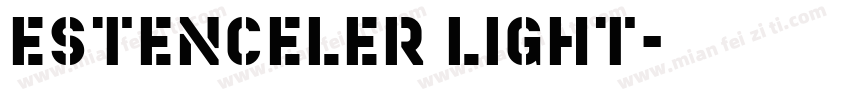Estenceler Light字体转换
